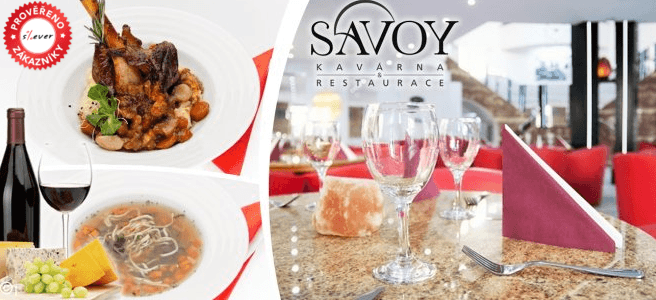 2chodové menu s nápojem pro 1 osobu
