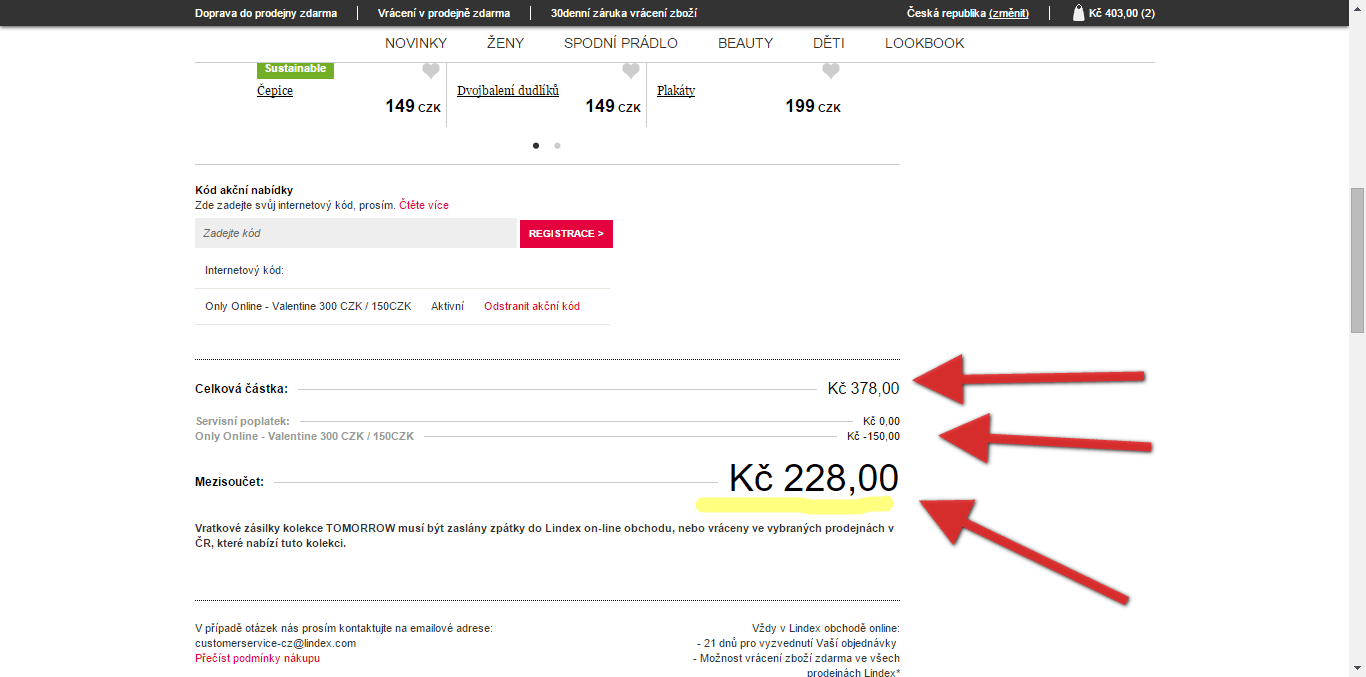 Sleva 150 Kč z nákupu nad 300