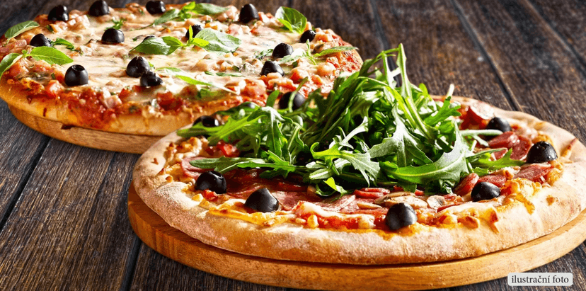 Dvě pizzy dle vašeho gusta(Římov)