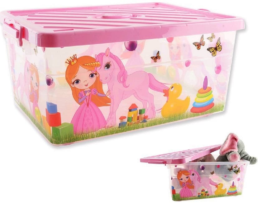 Plastový úložný box Princezna 40 litrů