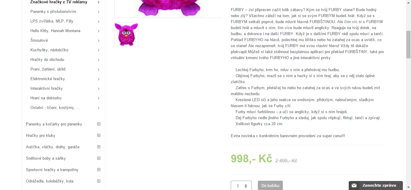 Hasbro Furby Hot růžový