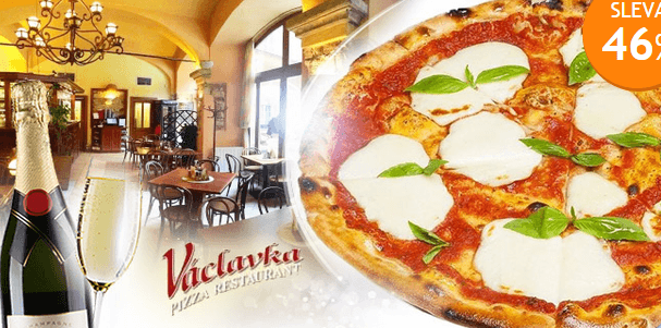 2x pizza Margherita a 2x Bohemia Sekt