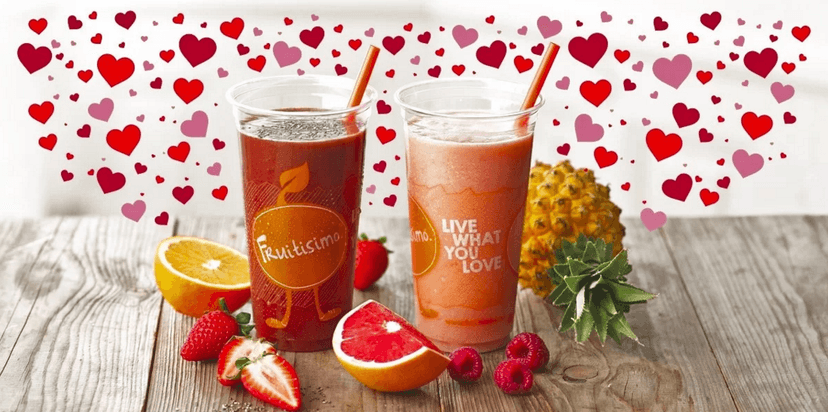 2 drinky Fruitisimo plné lásky a zdraví