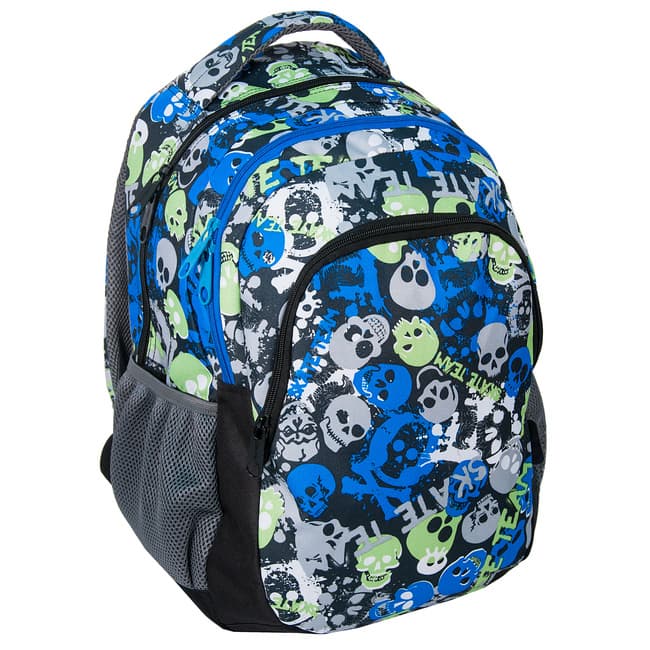 Dvoukomorový batoh do školy Lebky
