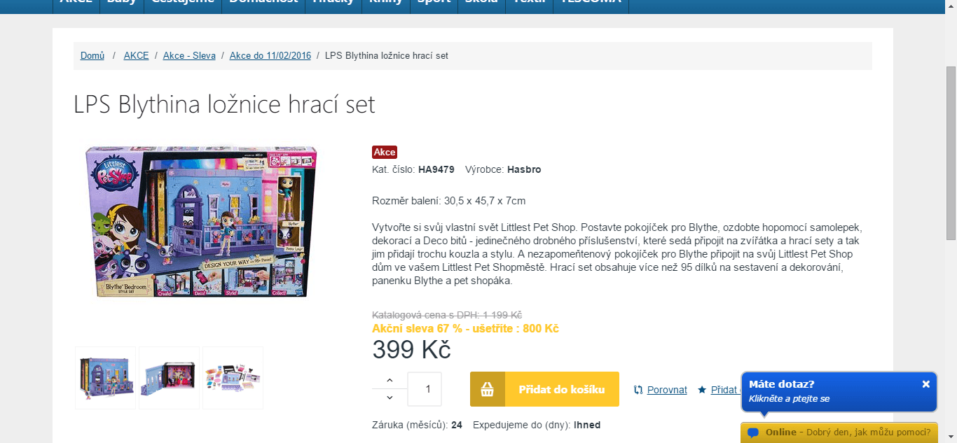 Hrací set Hasbro Littlest pet shop 