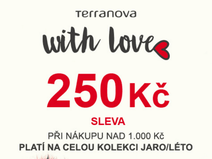 Sleva 250 Kč z nákupu nad 1000 korun