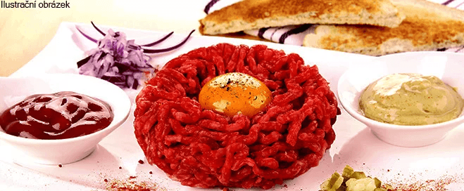 Tatarák z hovězí svíčkové(Manětín)