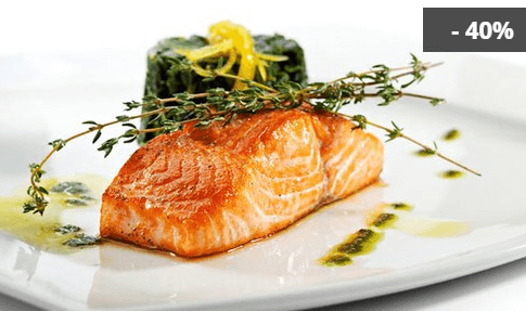 40% sleva na veškerá jídla v Restauraci Lidový Dům