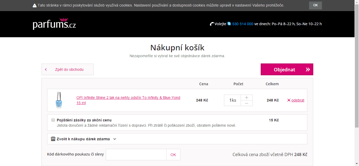 Výprodej OPI Infinite Shine 2