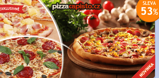 2x pizza za cenu 1 