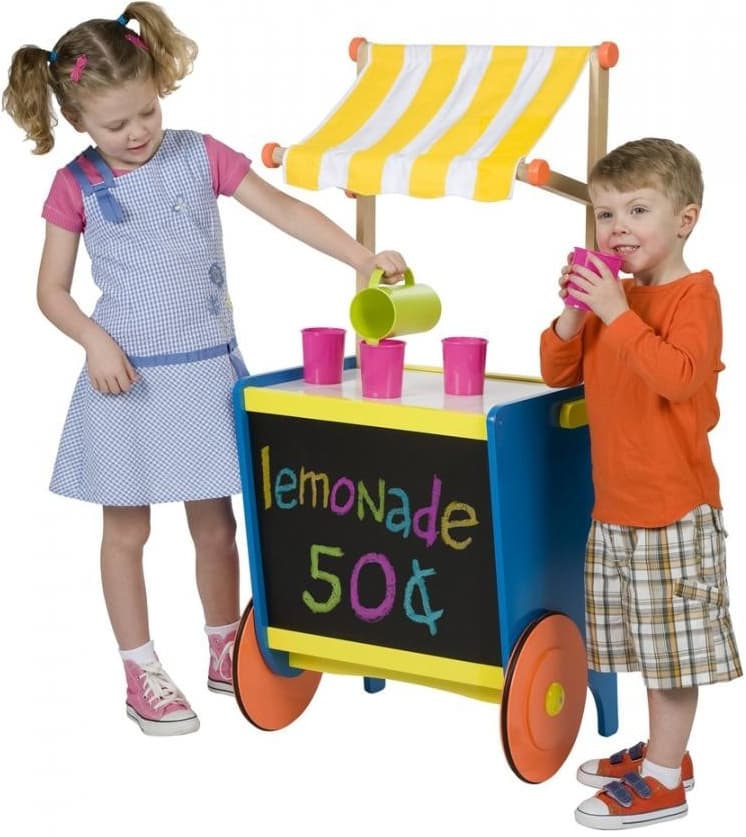 Prodejní stánek pro děti - reálná velikost