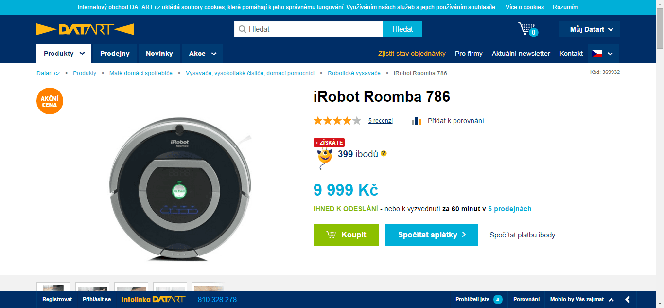 iRobot Roomba 786