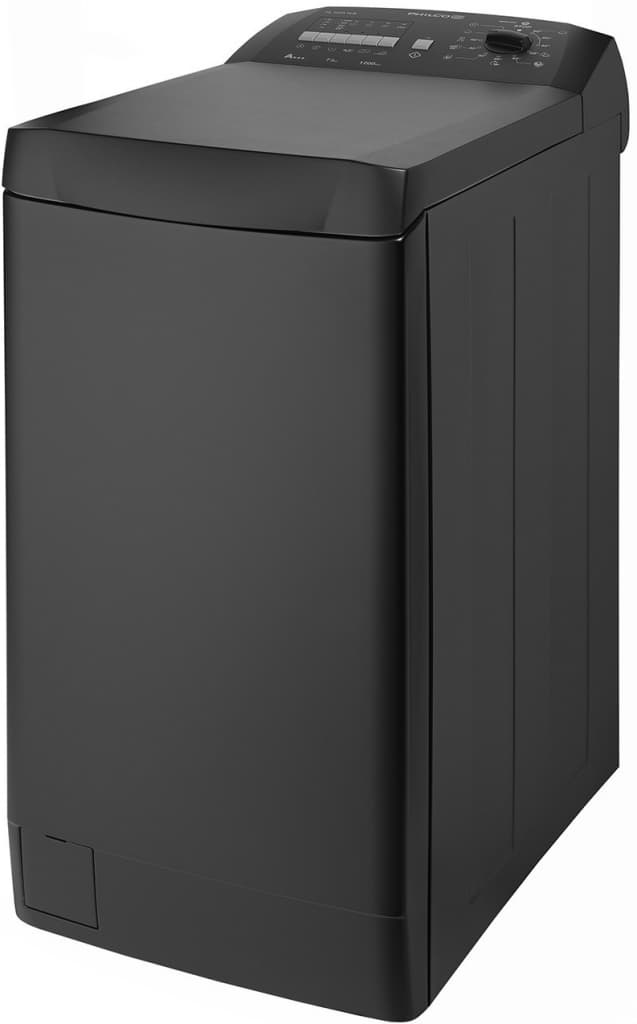 Černá pračka Philco, 7kg, 1200 otáček