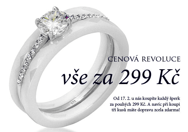 Všechny šperky za 299 Kč
