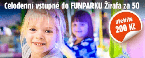 Celodenní vstupné do Funpark Žirafa
