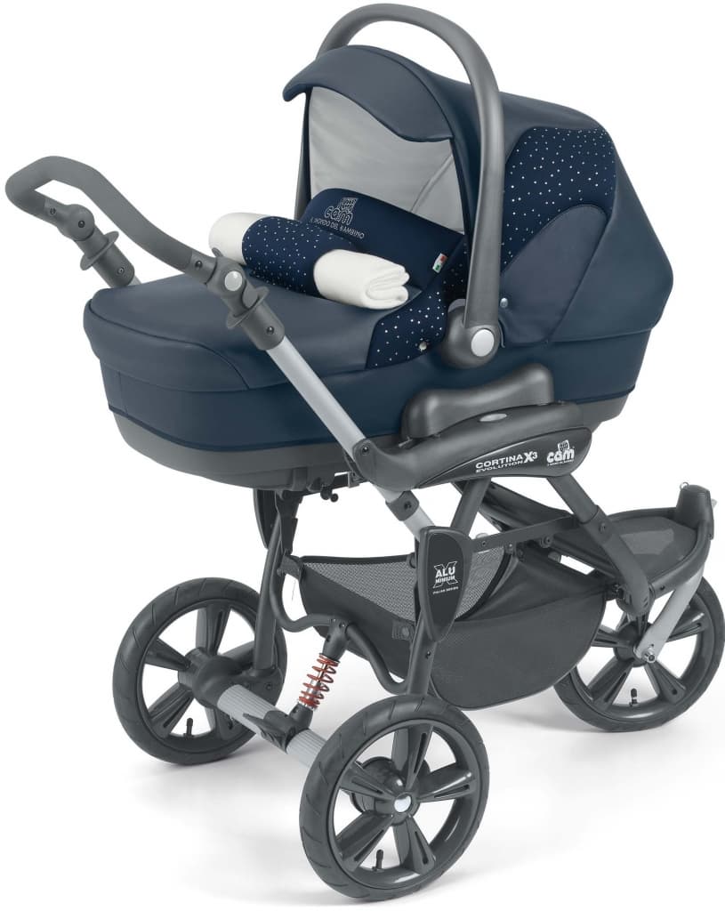 4 kombinace kočárku Cam Cortina X3Tris
