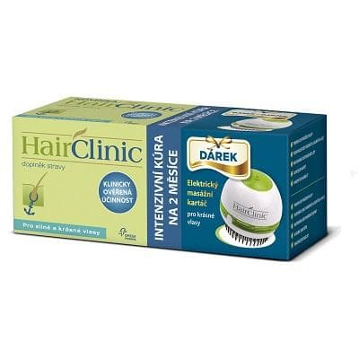 Hair Clinic kapsle 120 + elektrický masážní kartáč