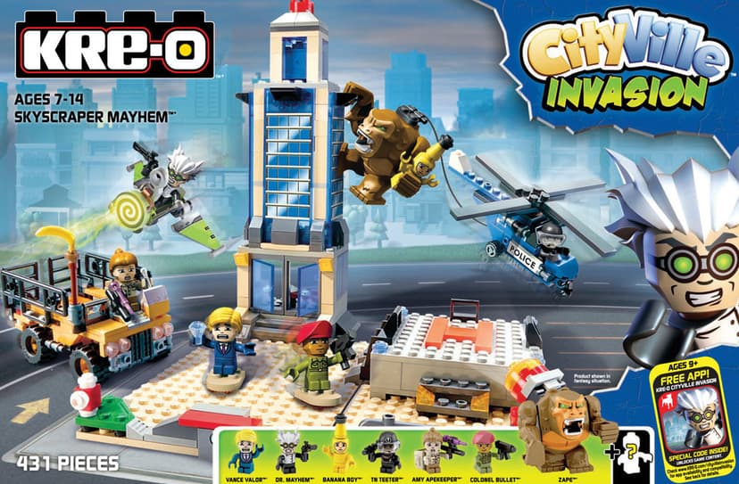 Stavebnice interaktivní mrakodrap Hasbro, 431 dílů