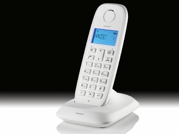Bezšňůrový telefon na pevnou linku Topcom