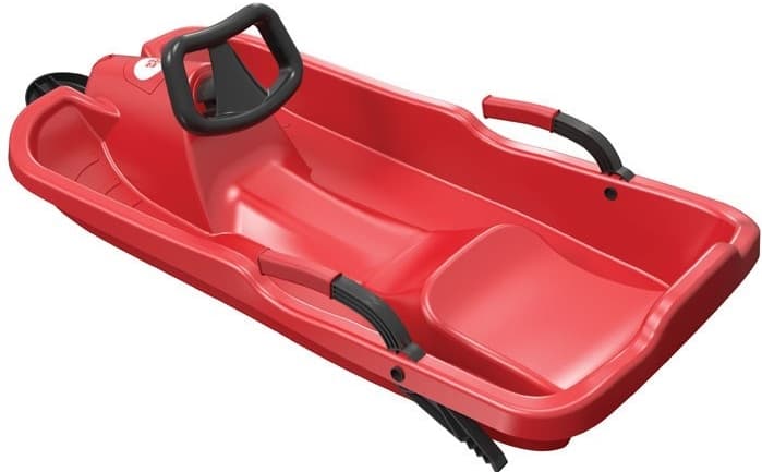 Skibob s volantem a brzdou Acra 