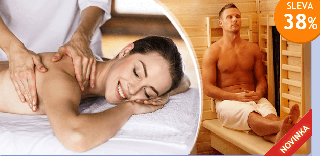 10min. infrasauna + 30-90min. masáž