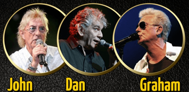 3 rockové legendy na jednom pódiu