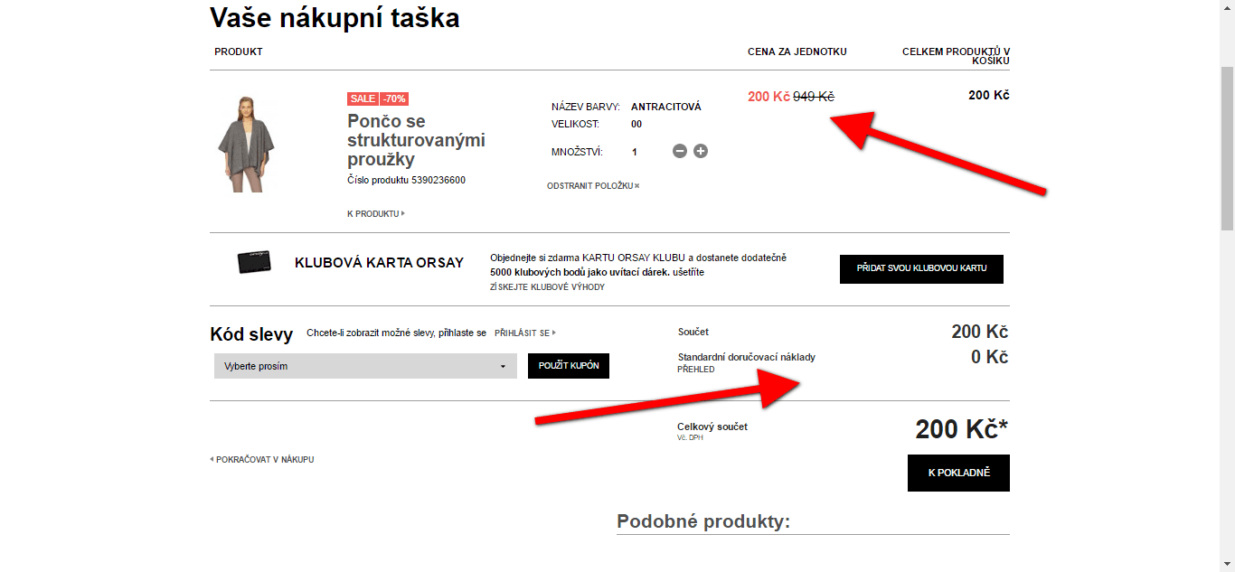 Doprava zdarma na vše z Orsay
