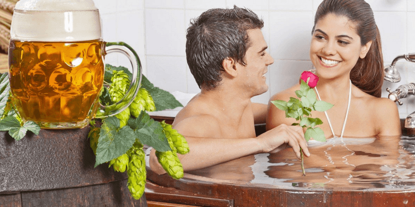 Dopřejte si relax ve dvou v příjemné pivní lázni