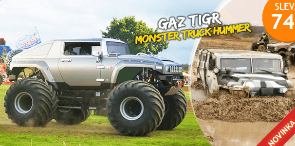 Jízda v Hummer Monster Truck HX 