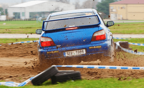 6 kol v Subaru Impreza WRX Sti na rally trati -PB