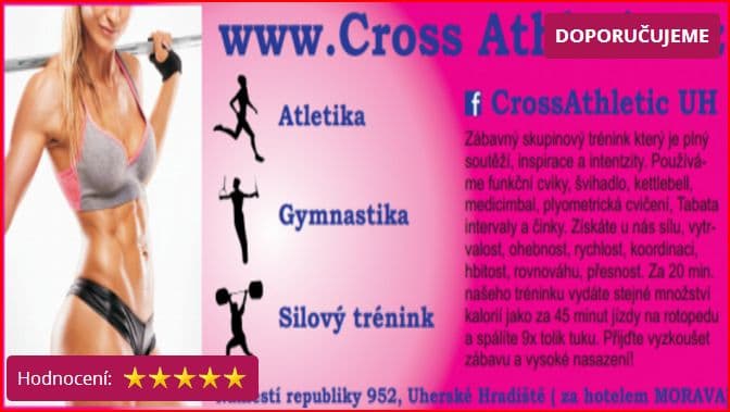 5 vstupů na cvičení CROSS ATHLETIC(Uh.Hradiště)