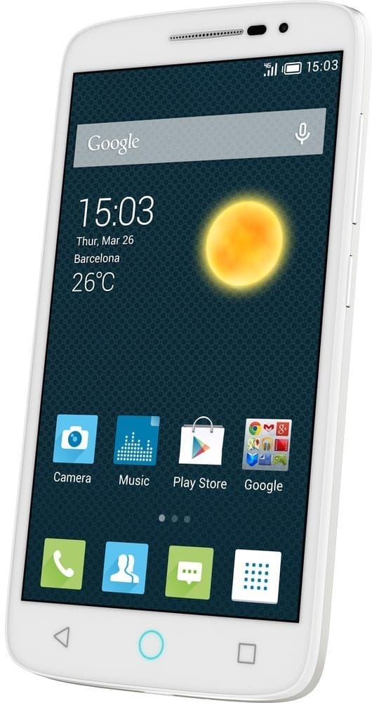 Alcatel, 4x 1,2GHz, 1GB RAM, 5"