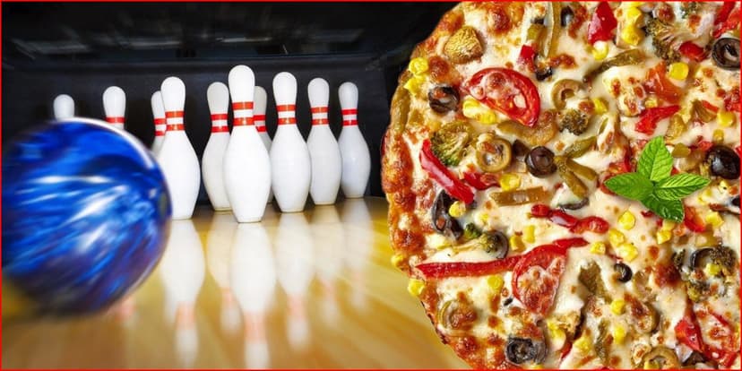 Pizza a hodina bowlingu
