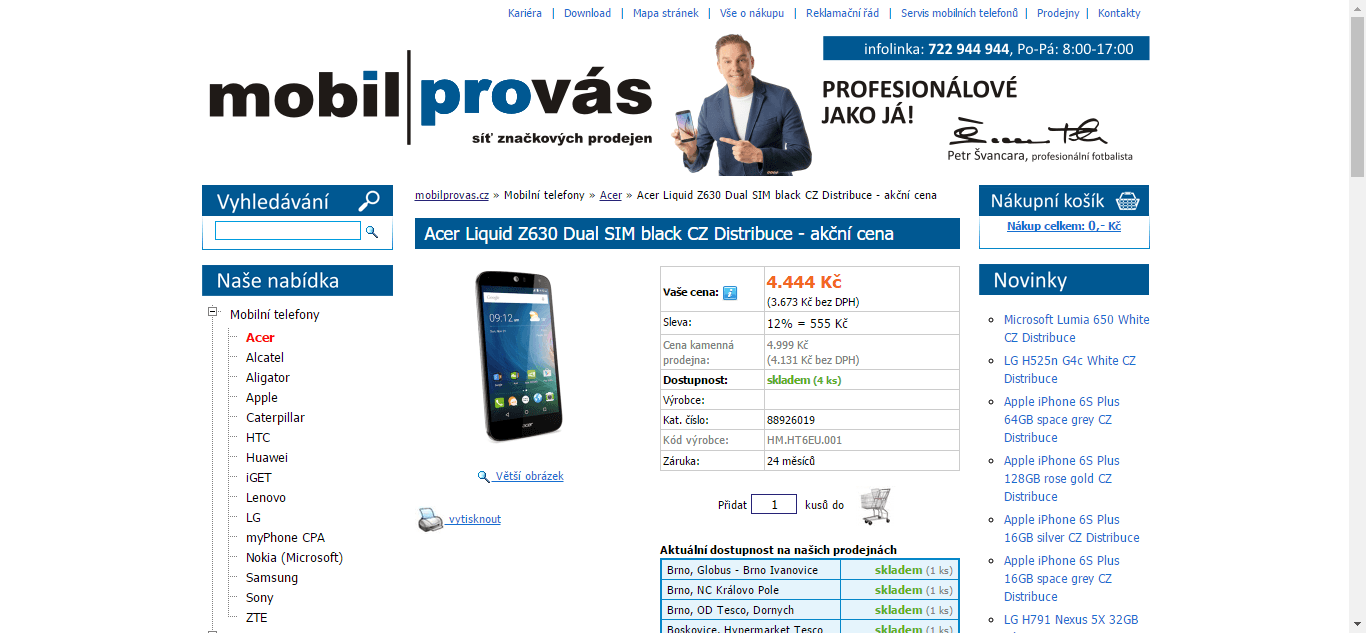 Acer, 8x 1,3GHz, 3GB RAM, 5,5", LTE