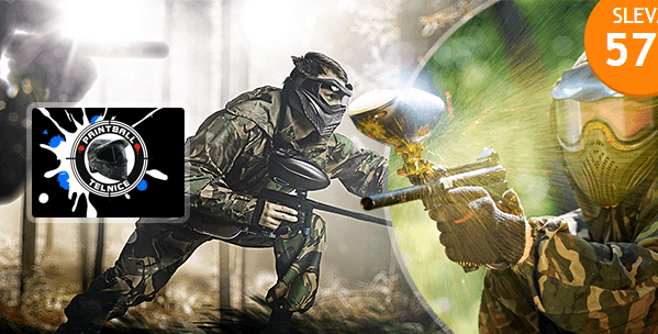 Paintball! 4hod. hraní na venkovním hřišti