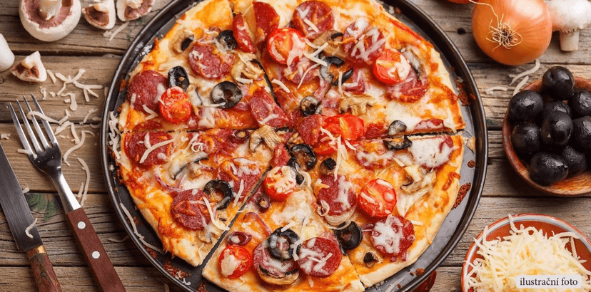 Dvě křupavé pizzy