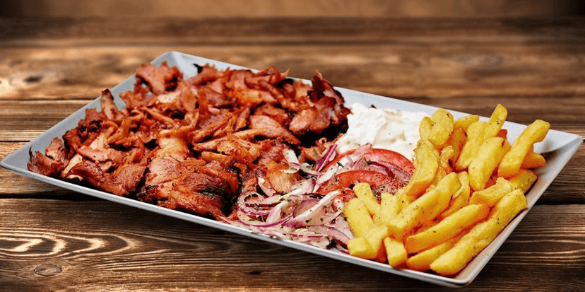 Nefalšovaný řecký gyros plný dobrot