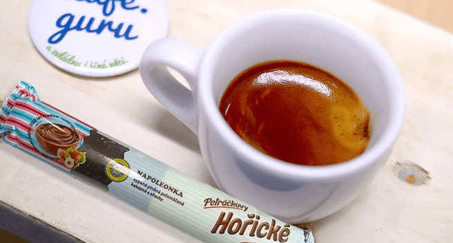 Cappuccino  + hořická trubička