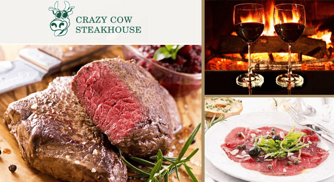 Menu pro dva v populárním historickém steakhousu