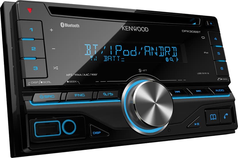 Autorádio Kenwood, USB, BT, CD