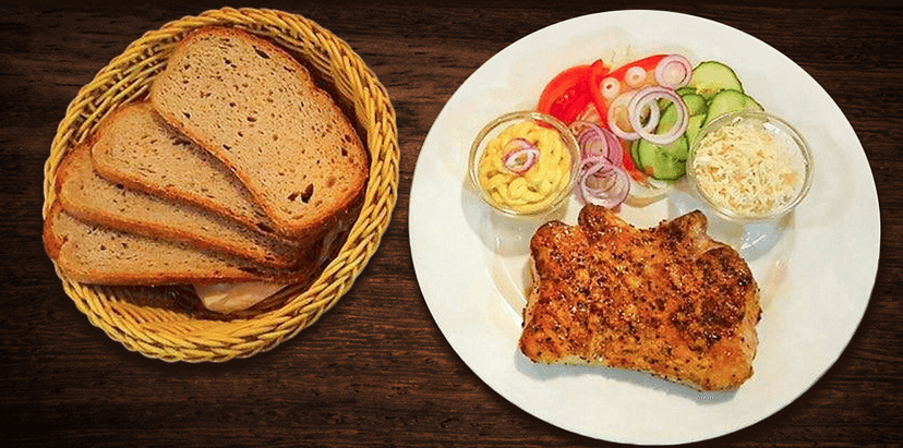 300 g šťavnaté vepřové kotlety přímo z grilu
