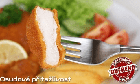 1 kg kuřecích řízečků s přílohou pro 2 
