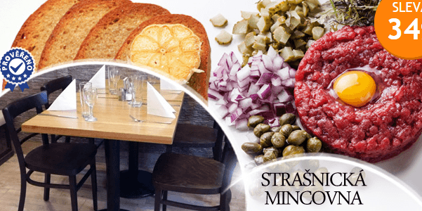 Tatarský biftek - mega porce pro 2 osoby!