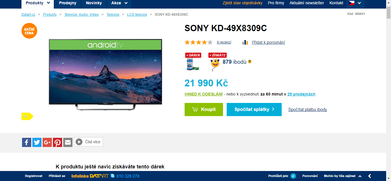 Ultra HD, Smart TV, 123 cm, Sony