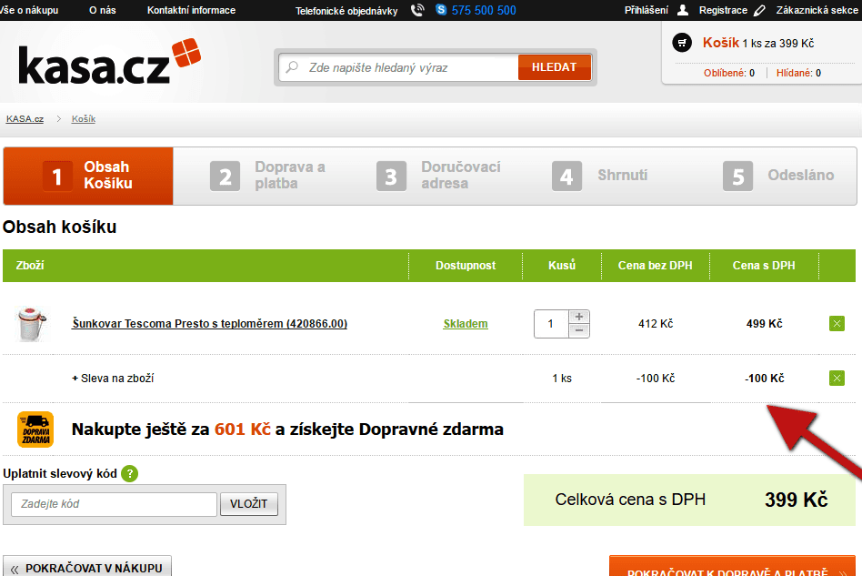 Extra sleva 20% na zboží Tescoma