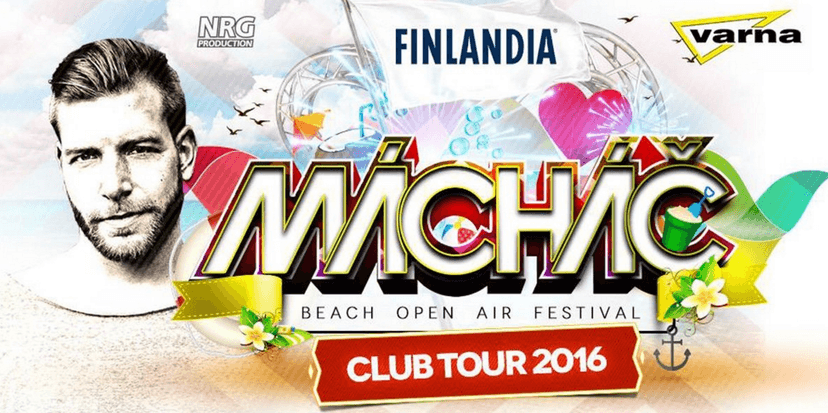Vstupenka na Mácháč club tour 2016 ve Varně