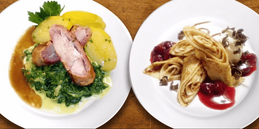 4chodové menu pro dva v hotelu Trinity