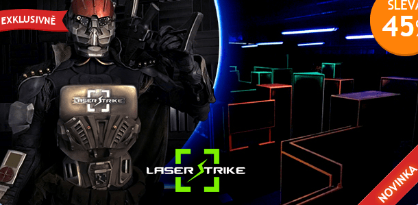 Laser Strike přímo v OC Černý Most!