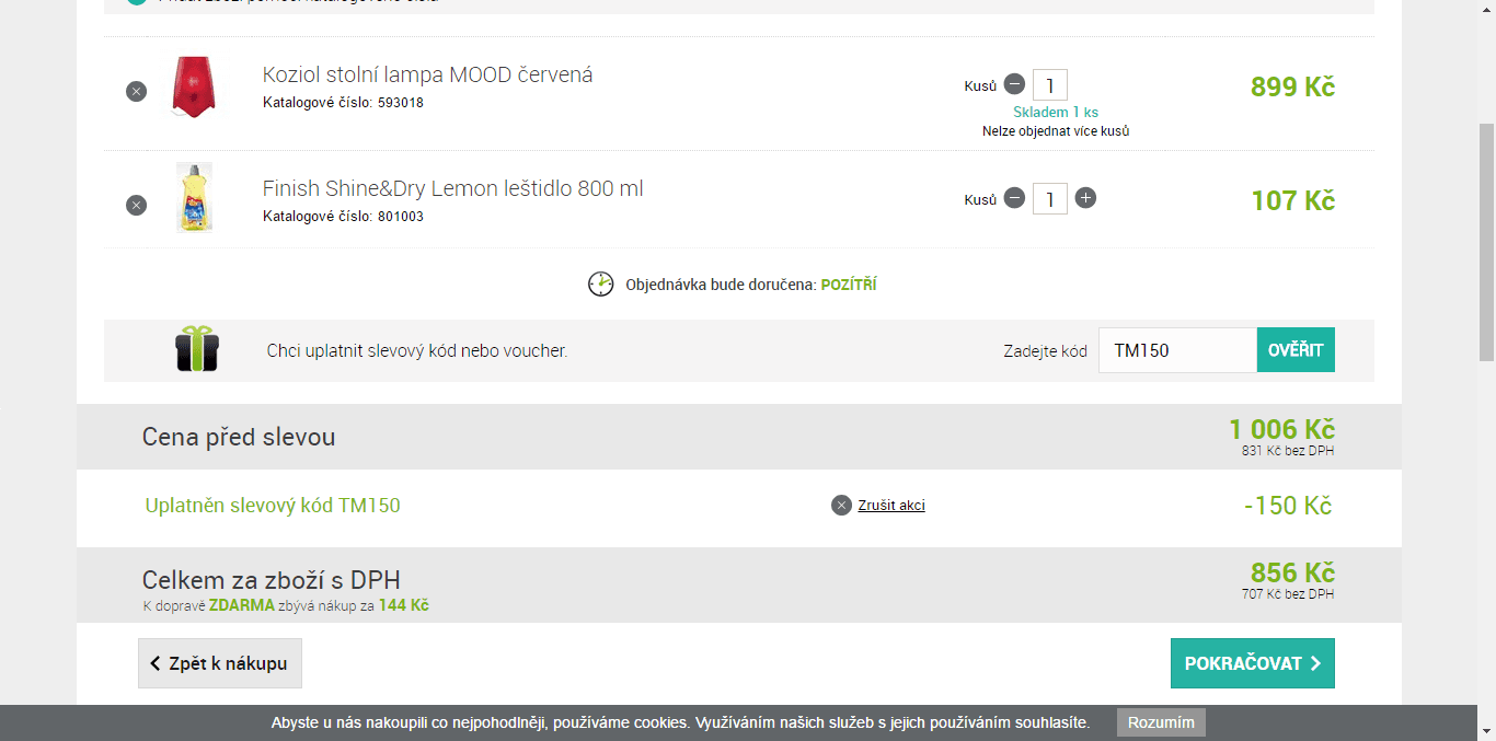 Designová lampička Koziol Mood