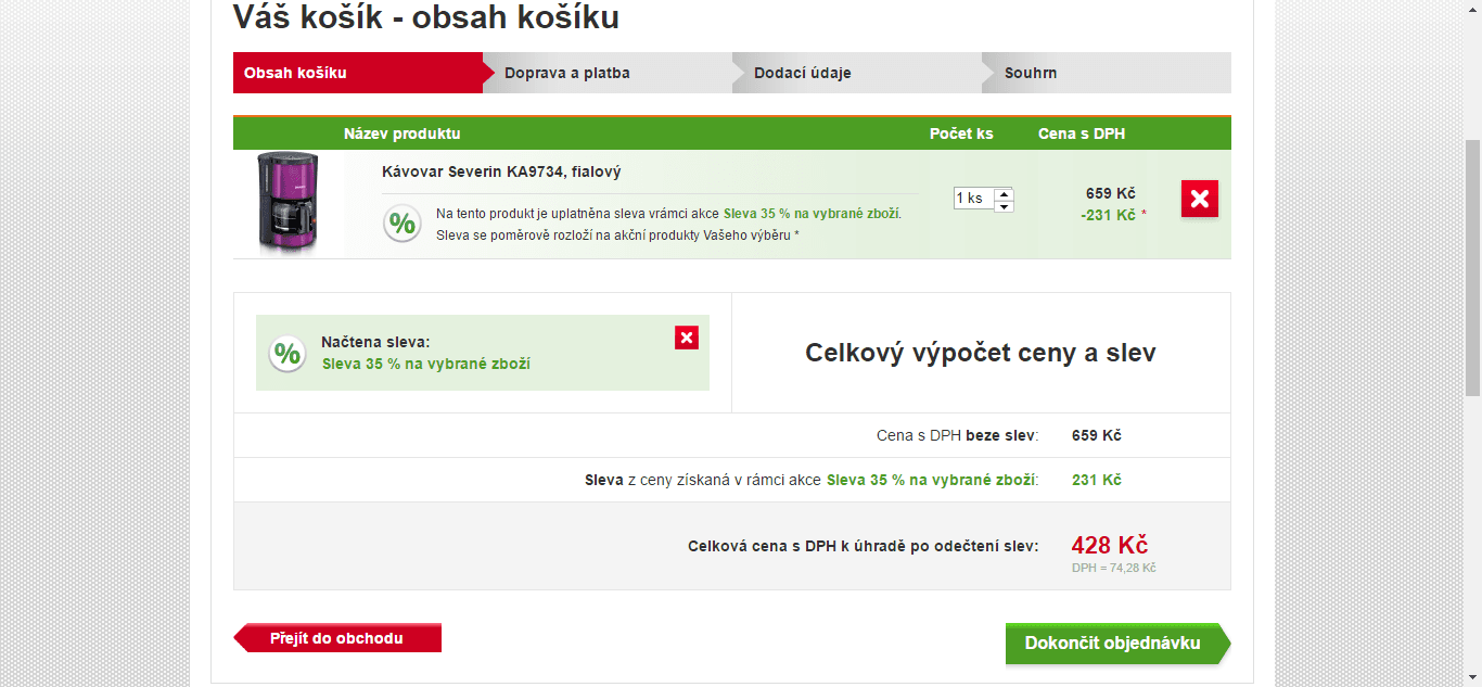 Kávovar Severin KA9734, fialový